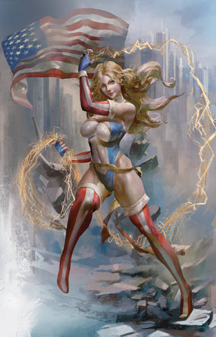 Kamen America: Volume #4 - Scars & Bars Variant