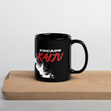 Cocaine Kaiju Black Glossy Mug