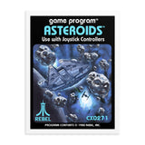 Ateroids Framed poster