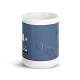 GD Gina DIggers White glossy mug