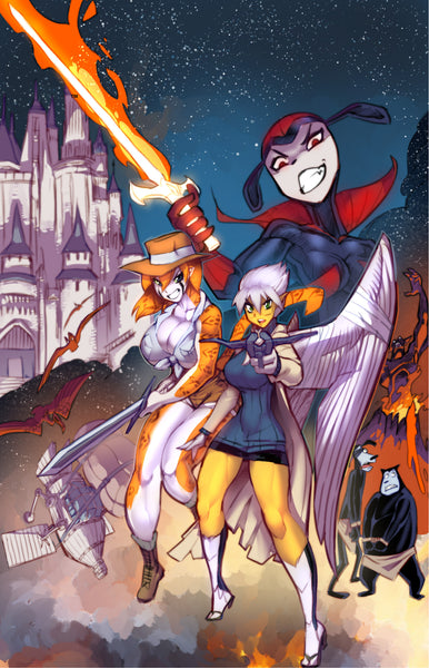 GD's Tiffany & Charlotte On Another World #1 (Lunar Exclusive Variant) - Antarctic Press