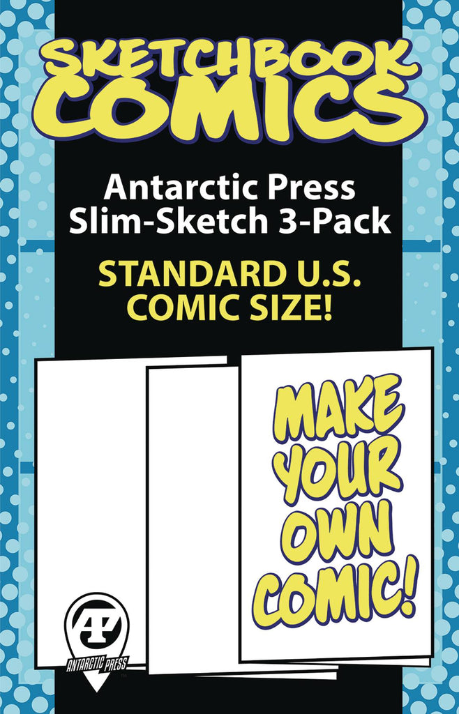 Slim Comic Sized Sketchbook 3-Pack – Antarctic Press