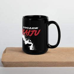 Cocaine Kaiju Black Glossy Mug