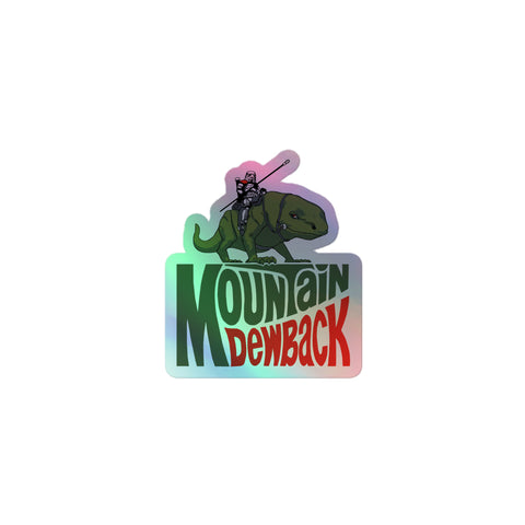 Mountain Dewback Holographic stickers