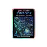 Asteroids Holographic stickers