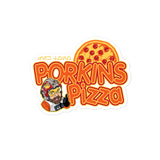 Porkins Pizza Bubble-free stickers