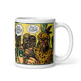 Jungle Comics White glossy mug