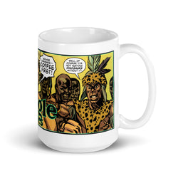 Jungle Comics White glossy mug