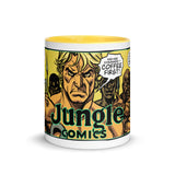 Jungle Comics White in Yellow Mug